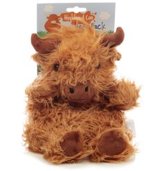 A Charming Highland Cow Inspired Microwavable Wheat Bag