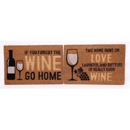 Embossed Wine Doormat 40x60