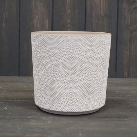 Pimple Grey Washed Pot, 12cm