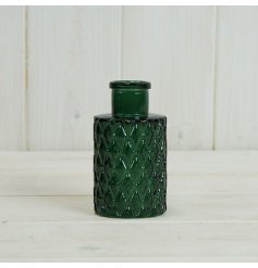 A Simply Stunning Green Emerald Bottle Vase