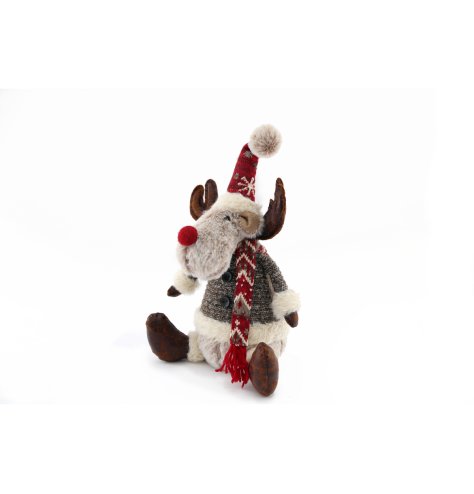 A Super Adorable Sitting Deer