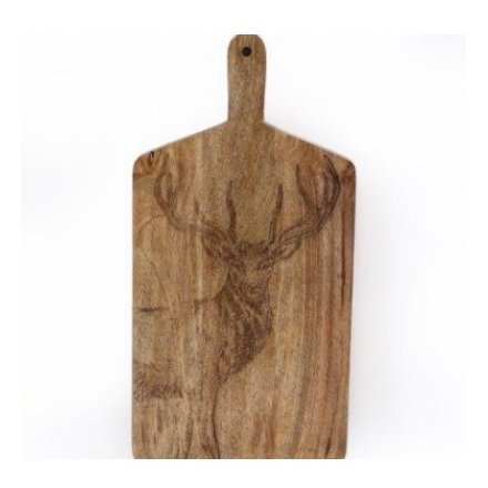 50cm Etched Stag Chopping Board