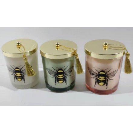 Scented Summer Bee Candle, 3a