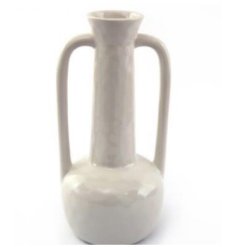 A Boho Inspired White Vase