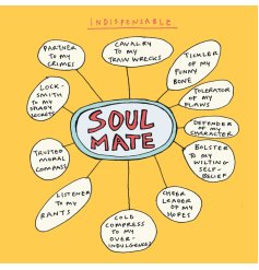 A Colourful Soulmate Mind Map Card