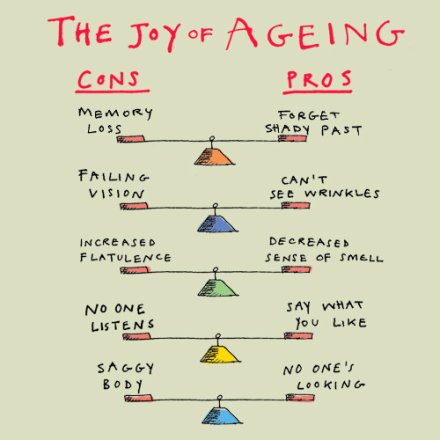 15cm Ageing Pros And Cons Card