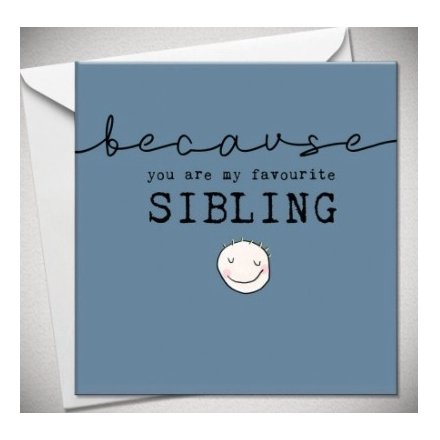 Favourite Sibling Card Boy, 15cm
