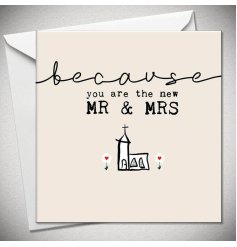 A Lovely Greetings Card For A Newly Wed Couple