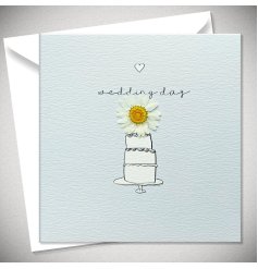 A Pastel Coloured Wedding Day Greetings Card
