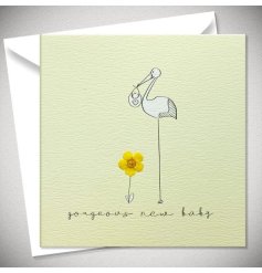 A Super Sweet Card To Celebrate A New Baby