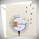 A Sweet Greetings Card With A Dandelion Print