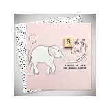 A Lovely Greetings Card For The Arrival Of A Baby Girl
