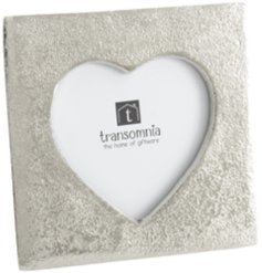 Square Aluminium Heart Photo Frame