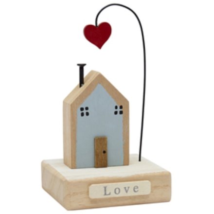 Wooden Heart and Home Decoration 