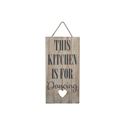 This Kitchen Wooden Sign, 20cm 