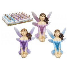 A Charming Assortment of 3 Fairy Ornaments