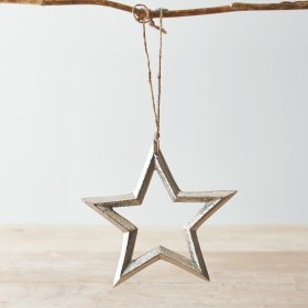 A Rough Luxe Inspired Hanging Star Decoration