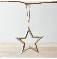 A Rough Luxe Inspired Hanging Star Decoration