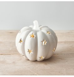 A Charming T-Light Holder in Pumpkin Design