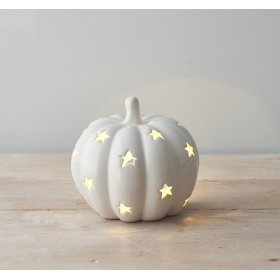 A Charming T-Light Holder in Pumpkin Design