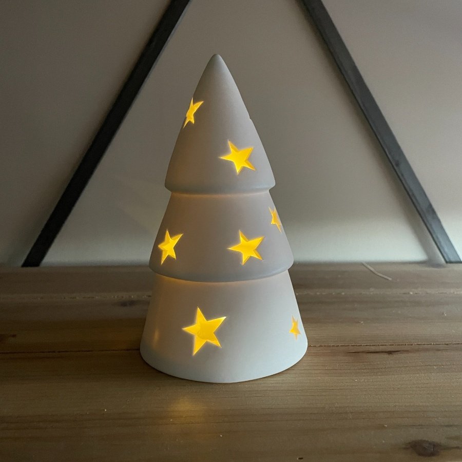18cm Star Ceramic Christmas Tree 57334 Christmas / Display and