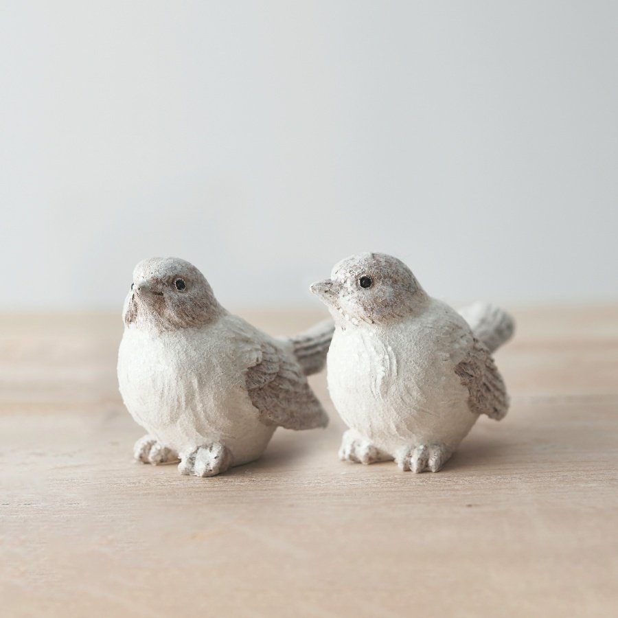 An Assortment of 2 Beautifully Crafted Ceramic Bird Decorations