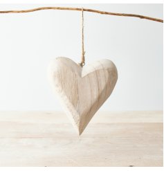 A Charming Wooden White Washed Decoration 