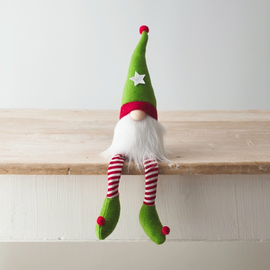 PL022736 - Elf Shelf Sitting Gonk, 17cm | | Christmas / Christmas Gonks ...