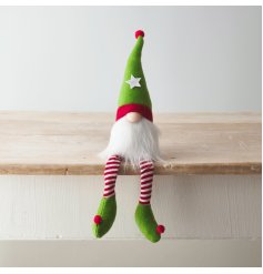 A Festive Elf Inspired Shelf Sitting Gonk