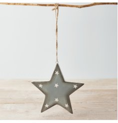 A Festive Hanging Star Decoration