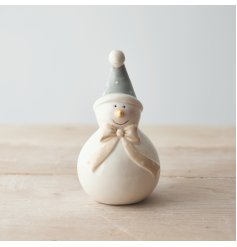 A Charming Snowman Ornament