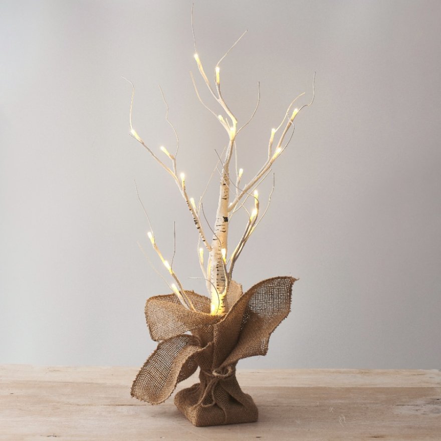 LED White Birch Tree, 60cm