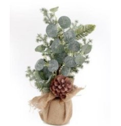 A Charming Artificial Tree With Festive Greenery