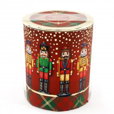 Christmas Nutcracker Candle Pot