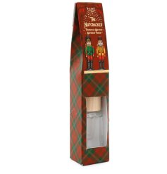 A beautifully scented reed diffuser with a classic Christmas Nutcracker design. A lovely, seasonal gift item. 