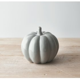 A charming ceramic pumpkin