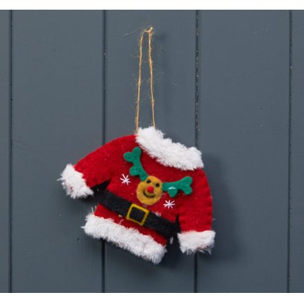 Christmas Wreath Jumper, 15cm