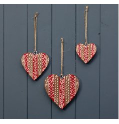 A Large Hanging Heart Decoration