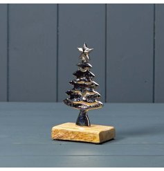 This classic rough luxe inspired tree