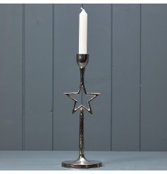A Charming Silver Candle Holder