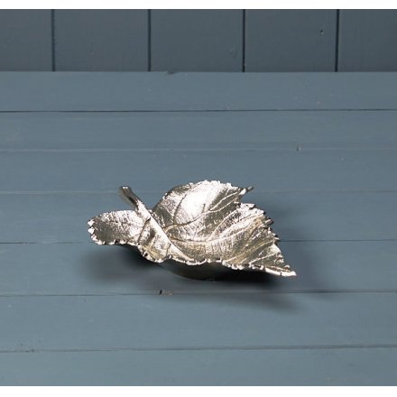 T-light Silver Leaf Decoration