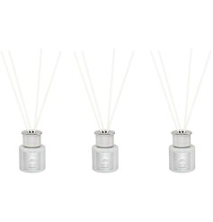 A festive set of 3 mini diffusers in silver