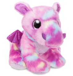  Amethi The Pink Dragon is a colourful and fluffy soft toy