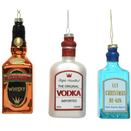 Assortment of 3 Drinking Hanging Decorations