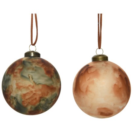 Natural Marble Baubles