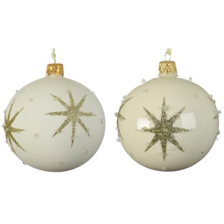 Gold Star Bauble, 2a