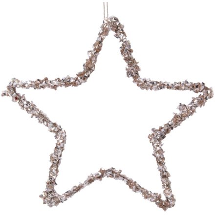 Iron Star With Spangles, 15cm