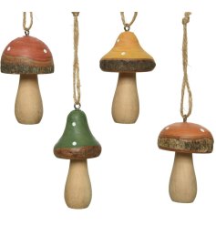 A charming assortment of 4 hanging decorations