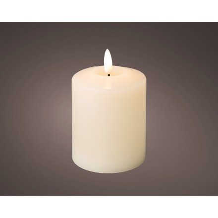 LED Wick Church Candle, 11.5cm