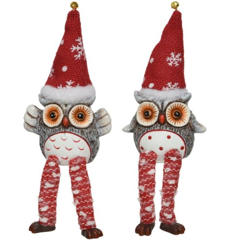 A Delightful Assortment of 2 Owl Ornaments